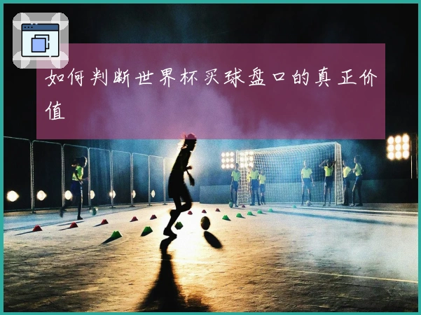 如何判断世界杯买球盘口的真正价值