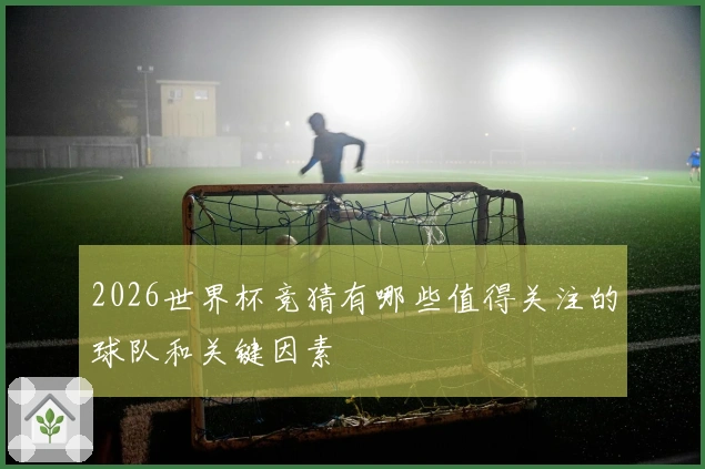 2026世界杯竞猜有哪些值得关注的球队和关键因素