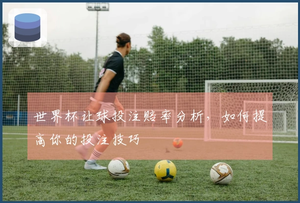 世界杯让球投注赔率分析，如何提高你的投注技巧